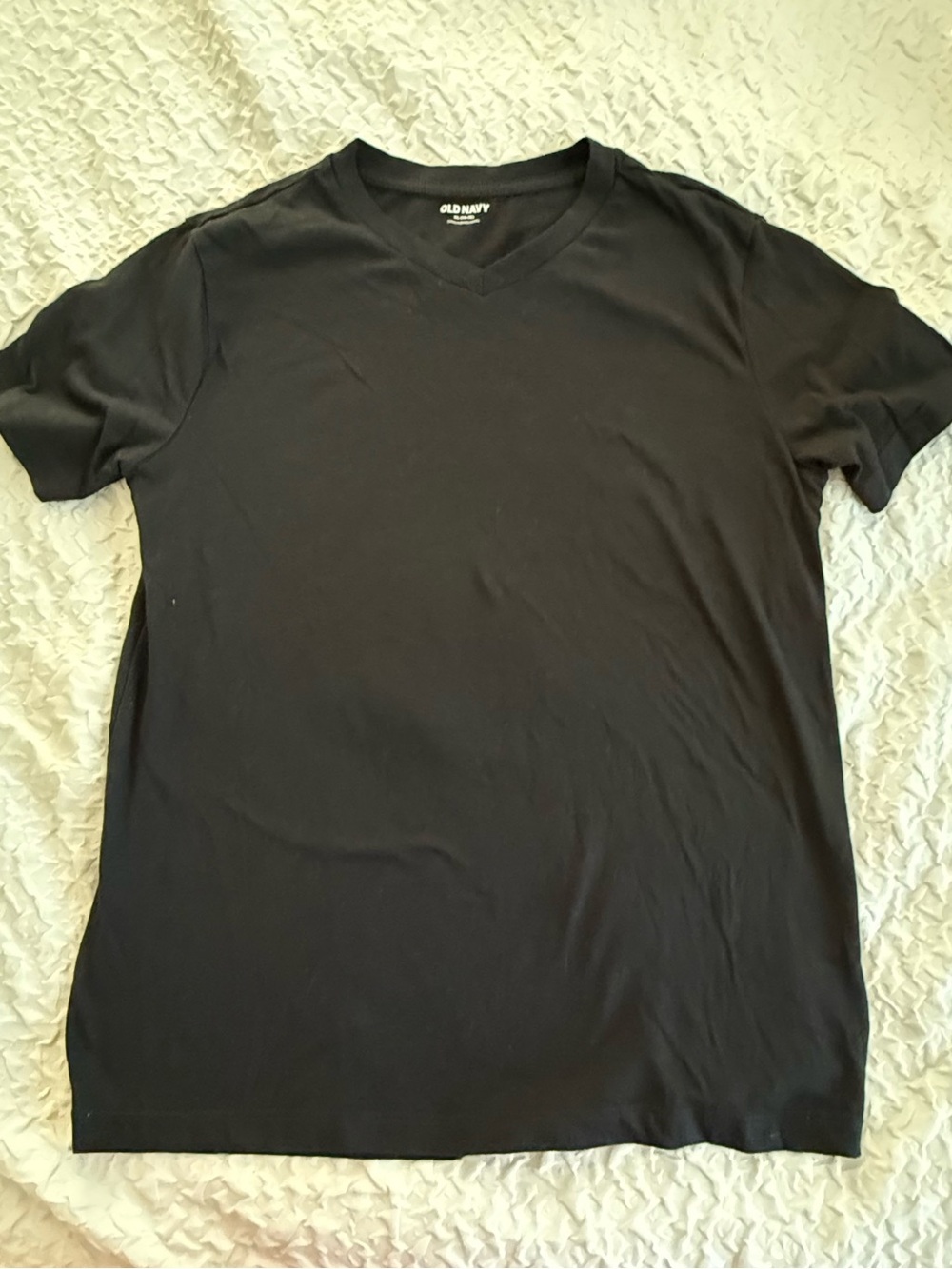 Classic Old Navy Black V-Neck Short Sleeve Tee — Kids size XL 14-16